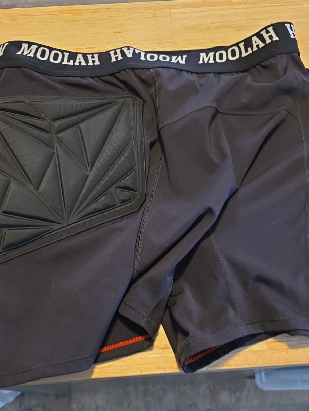 MOOLAH Black Padded Compression Shorts